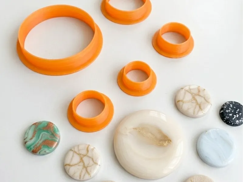 Round Cutter Set for Clay & Plasticine 10-100mm