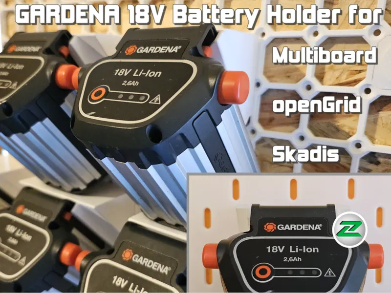 GARDENA 18V Li-Ion Battery Holder