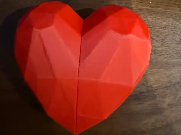 Cœur secret de la Saint-Valentin (version aimantée)