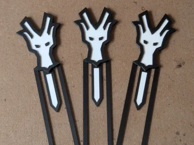 Skyrim Dragon Marker Bookmark