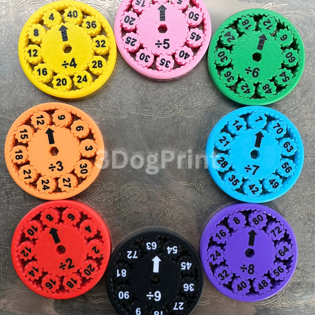 Multiplication & Division Fidget Spinners view 2