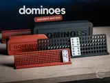 Минималистична домино игра с поставки