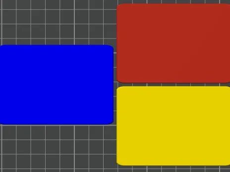 Rugby - Red, Yellow & Blue Card