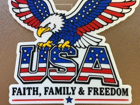 USA Eagle Wall Hanging