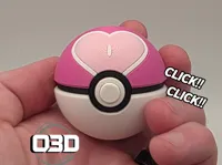 Miniatura 2 do modelo 3D 2in Love Ball Clicker - O3D (No AMS)