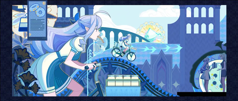 vivian セルフューチャー2個セット hueforge]绝区零Zenless Zone Zero vivian 薇薇安PV *2 - MakerWorld