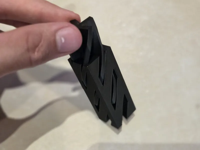 Rectangular spiral fidget toy
