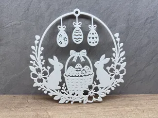 Easter rabbits – Window Decoration