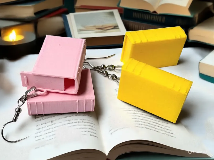 Secret Keeper Book Earrings view 2