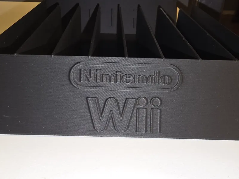 Display stand for Nintendo Wii games