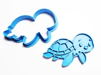 Emporte-pièce / tampon tortue de mer — photo 3
