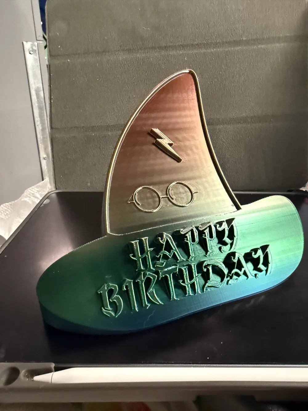 Wizard Happy Birthday Table Decoration by WhimsyWanderDesign MakerWorld