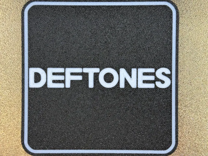 Deftones Current Logo Coaster