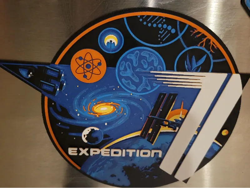 ISS Expedition 71 Patch Hueforge