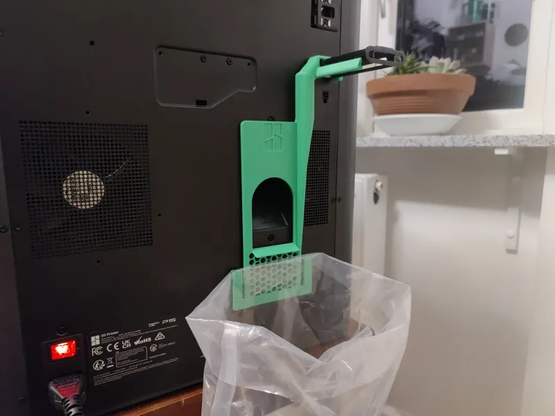 Filament Bag Holder for P1P/P1S Poop Chute (EASY!)