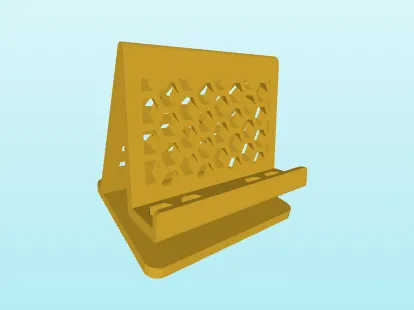 Phone holder hexagon desing