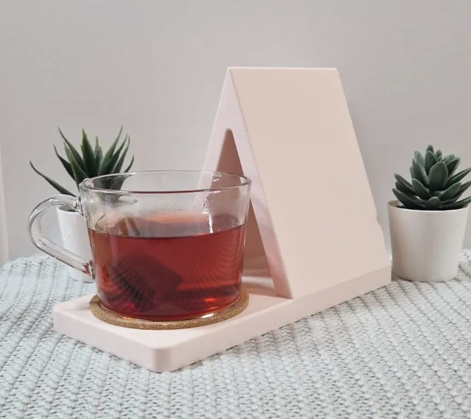 Book Rest/Barn/Holder, 10cm IKEA cork coaster view 4