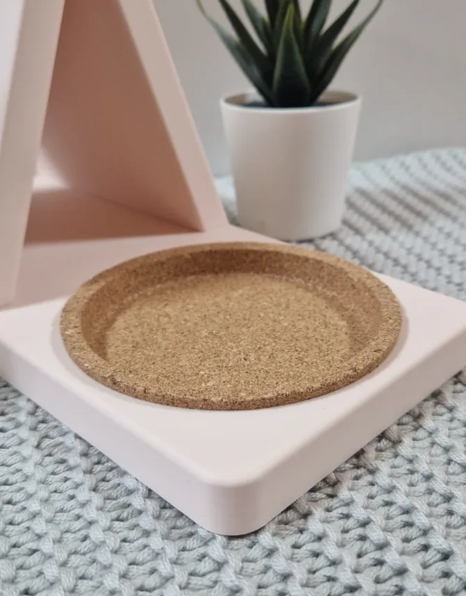 Book Rest/Barn/Holder, 10cm IKEA cork coaster view 3