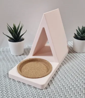 Book Rest/Barn/Holder, 10cm IKEA cork coaster view 2
