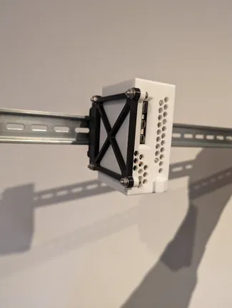 75x75mm VESA to DIN rail bracket adapter