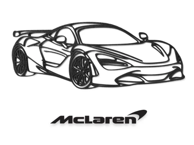 McLaren 720s wall Art 