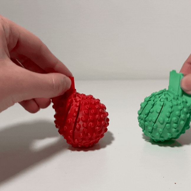 Sensory spinning ball fidgets