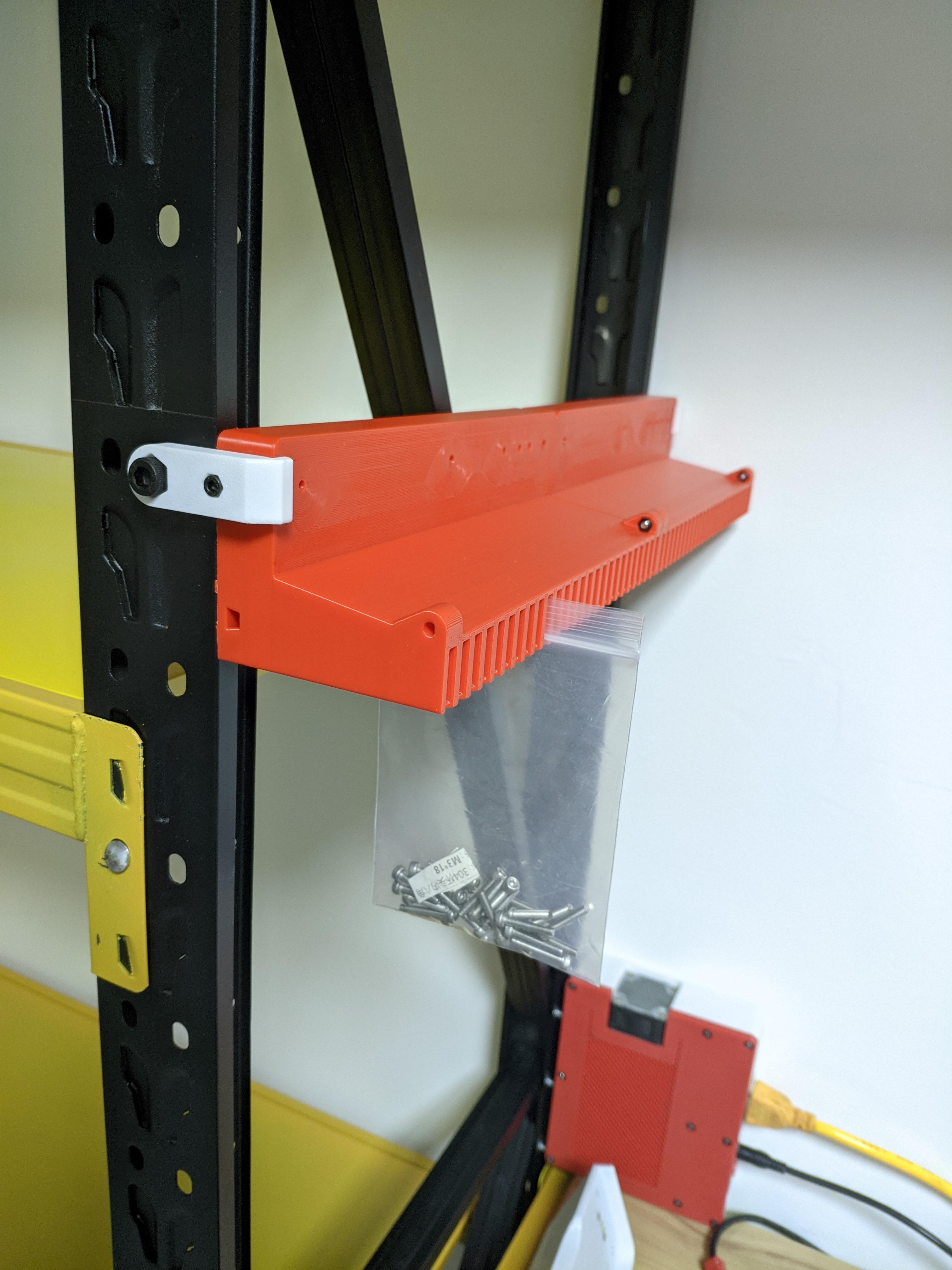 Miniatura 7 do modelo 3D 可抽拉式零件收纳架自封袋收纳盒