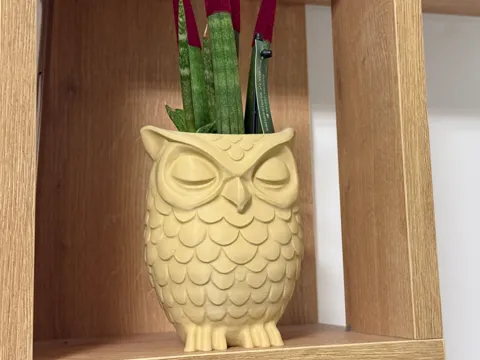 Owl Planter – Decorative Flower Pot
