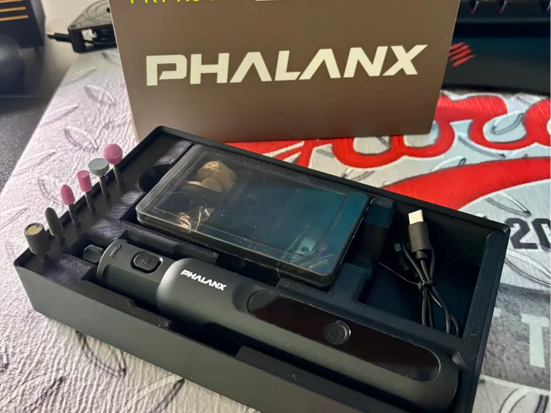 Phalanx rotary tool gridfinity bin