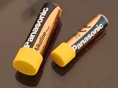 Simple Battery Terminal Caps (AA & AAA)