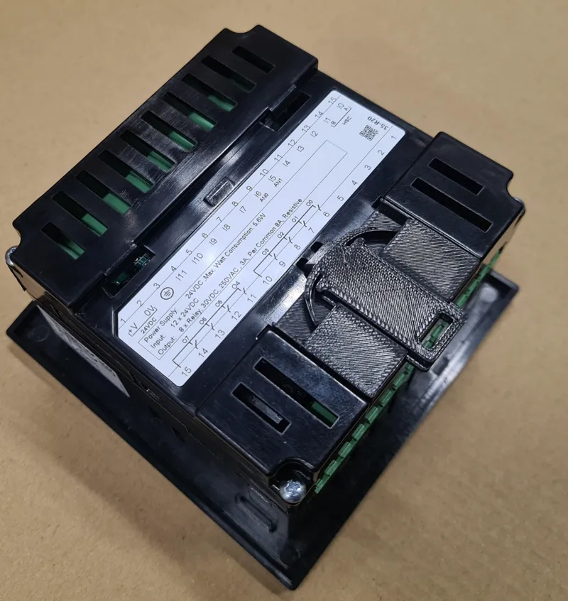 DIN rail latch for Unitronics Samba 3.5" PLC+HMI