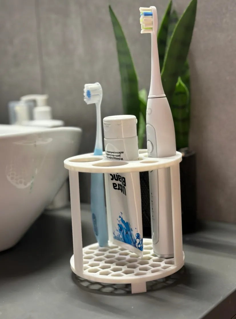 Toothbrush organizer holder stand Sonicare Oral-B view 4