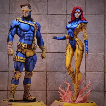 Letrero o emblema decorativo: No AI - X-Men Jean Gray – Classic Comic — vista de referencia 4