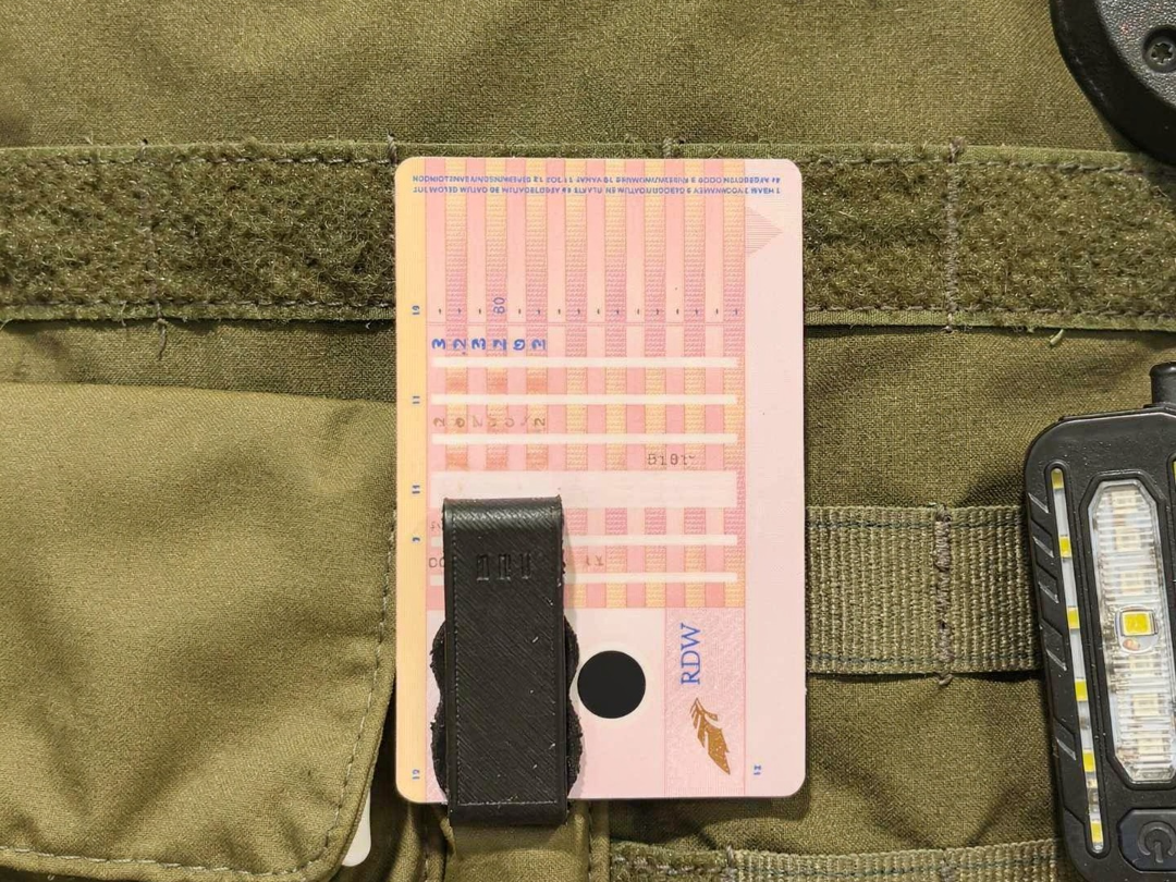 Police Law Enforcement Military Vest ID CLIP