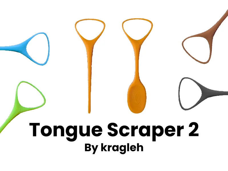 Tongue Scraper 2 - Enhanced Blade & Handle