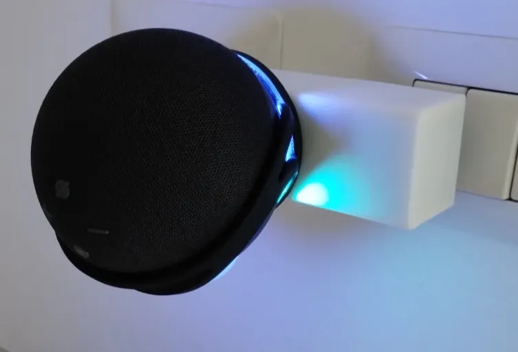 Echo dot 4 e 5 plug mount orizzontale