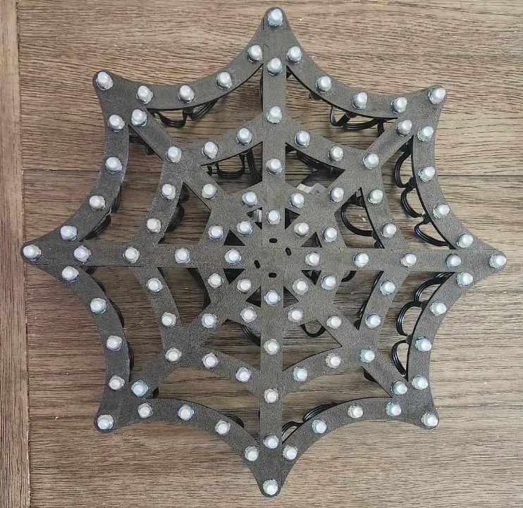 Pixel Spider Web