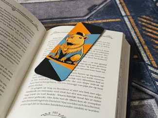 A Beautiful Bookmark, 3 of 3 Capybara colorfull