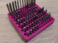 Range-embouts hexagonaux 4 mm Gridfinity — photo 1