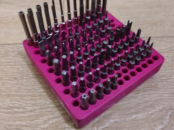 Range-embouts hexagonaux 4 mm Gridfinity