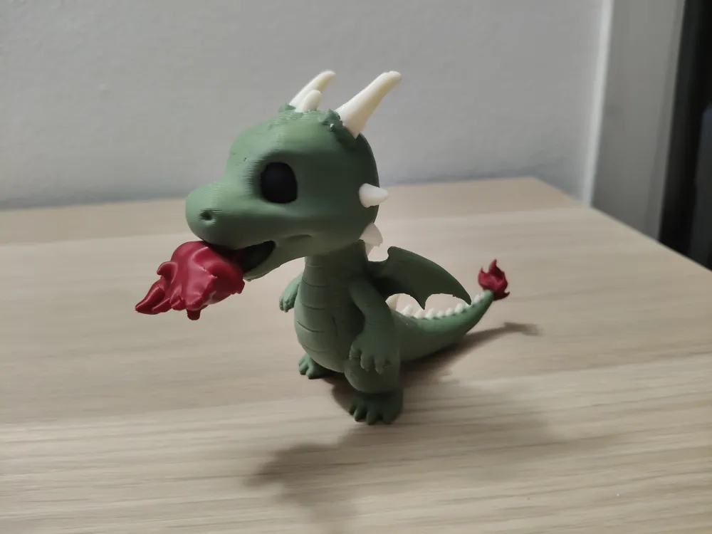 Fire-Breathing Dragon - Free 3D Print Model - MakerWorld