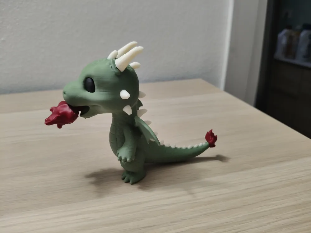 Fire-Breathing Dragon - Free 3D Print Model - MakerWorld