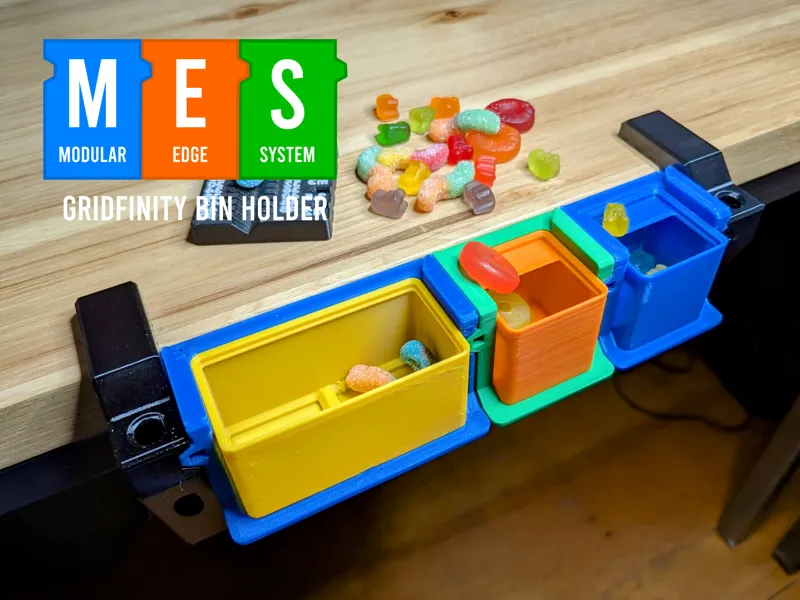 MES - Gridfinity Bin Holder/Sorting Modules