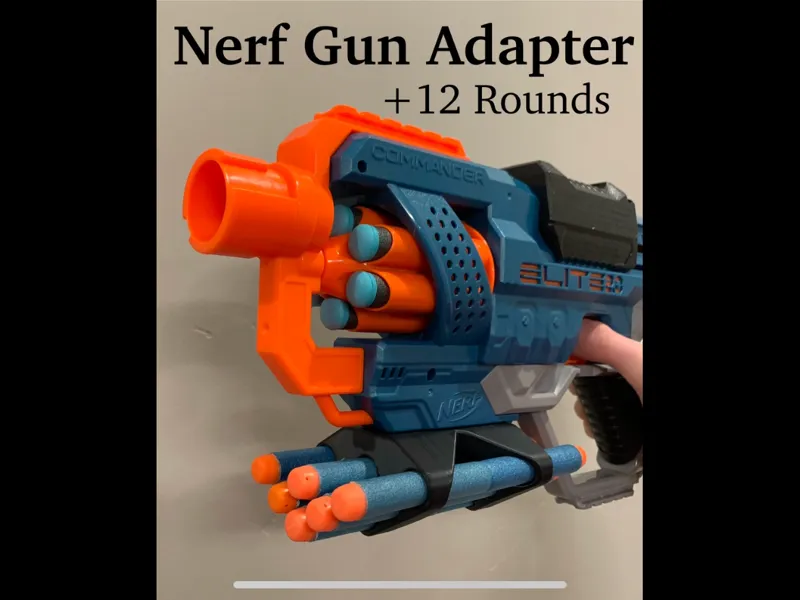 Nerf Gun Adapter +12 Rounds