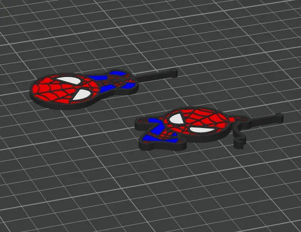 Spiderman Keychain - Free 3D Print Model - MakerWorld