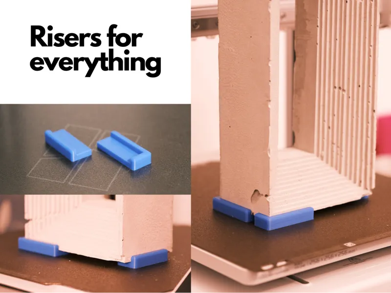 Risers for everything (sculpture, furniture, etc.)
