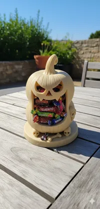 Citrouille porte-bonbons d'Halloween — photo 2