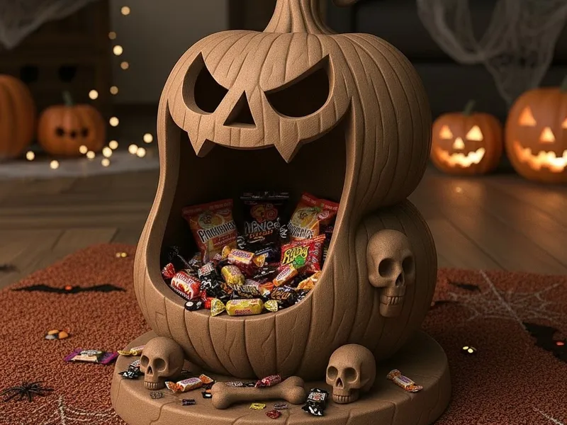 Halloween Pumpkin Candy Holder