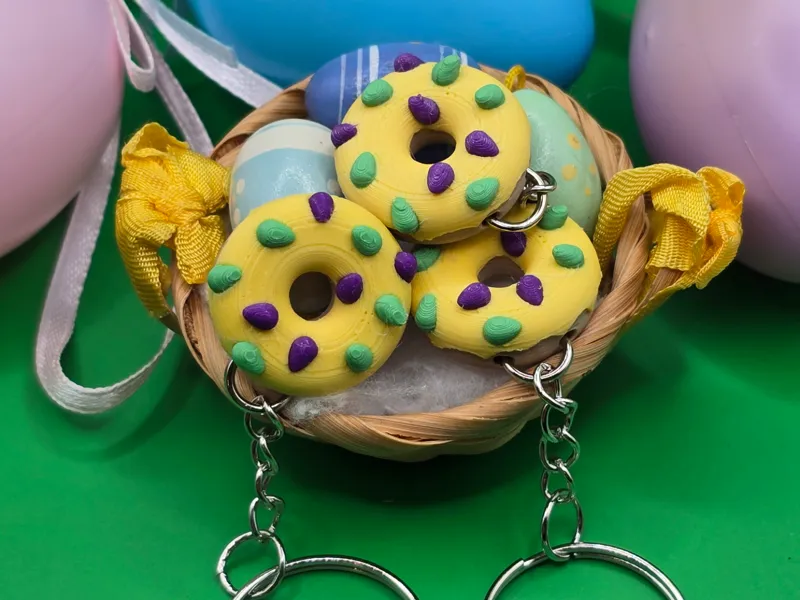 Happy Easter Donut – Mini – Keychain