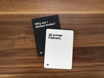 Modelo para impresión 3D: CAH Style Card Generator - Blanks & Multi-Color — vista de referencia 4